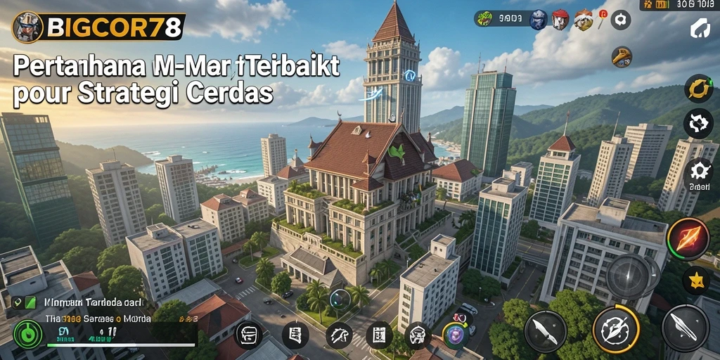 Tampilan menarik dari gameplay Tower Defense di BIGCOR78.