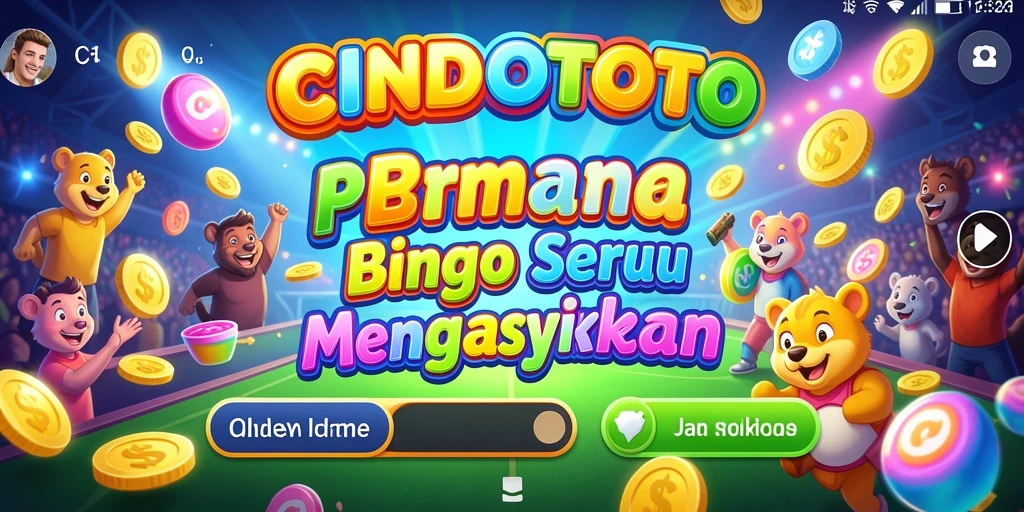 Tampilan gameplay menarik dari CINDOTOTO yang menampilkan aksi Bingo.