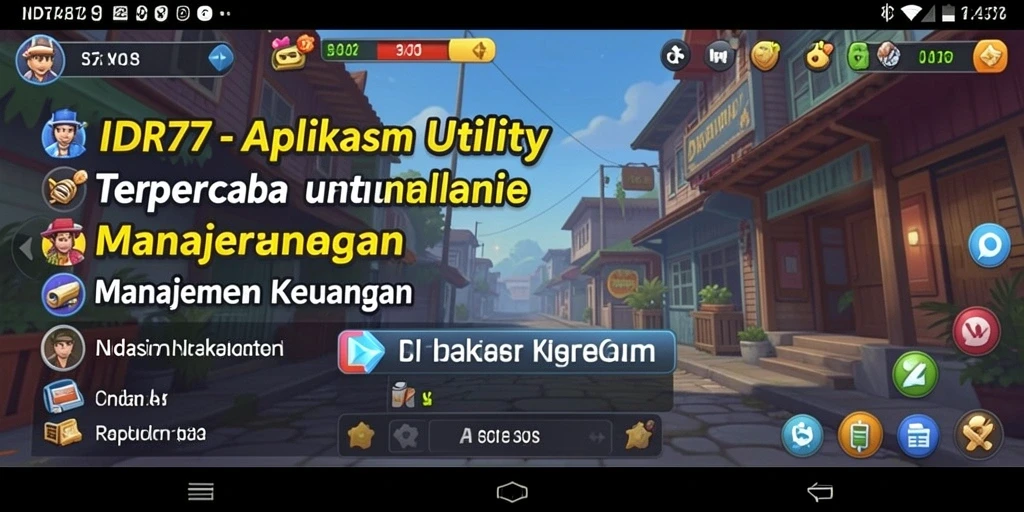 Tampilan antar muka IDR77 yang ramah pengguna dan fungsional.