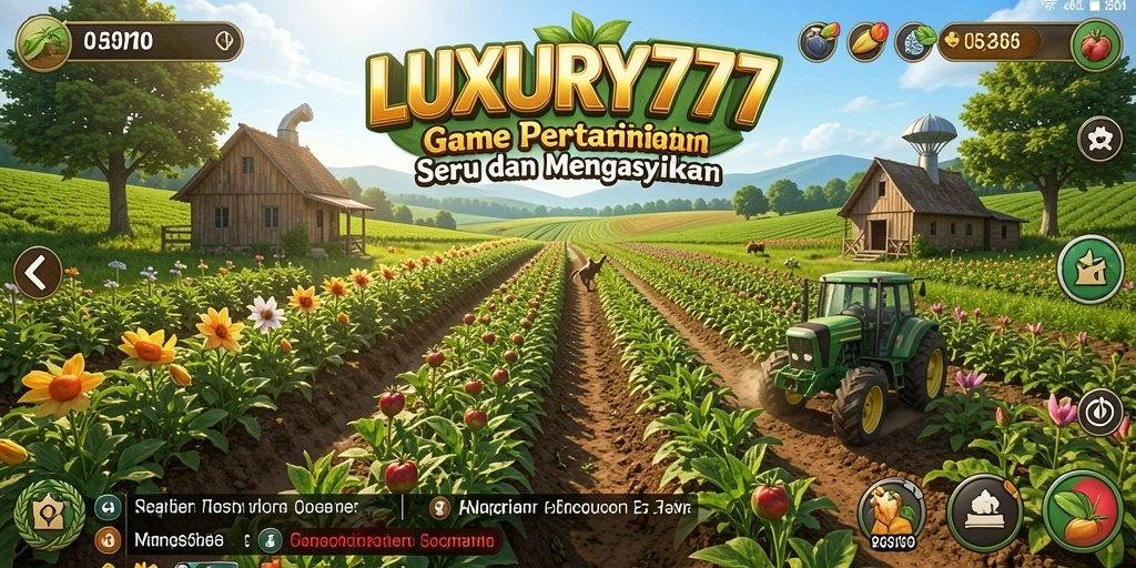 Tampilan gambar gameplay LUXURY777 yang menarik dan penuh warna.