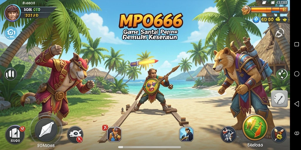 Tampilan gameplay MPO666 yang menarik dan cerah.