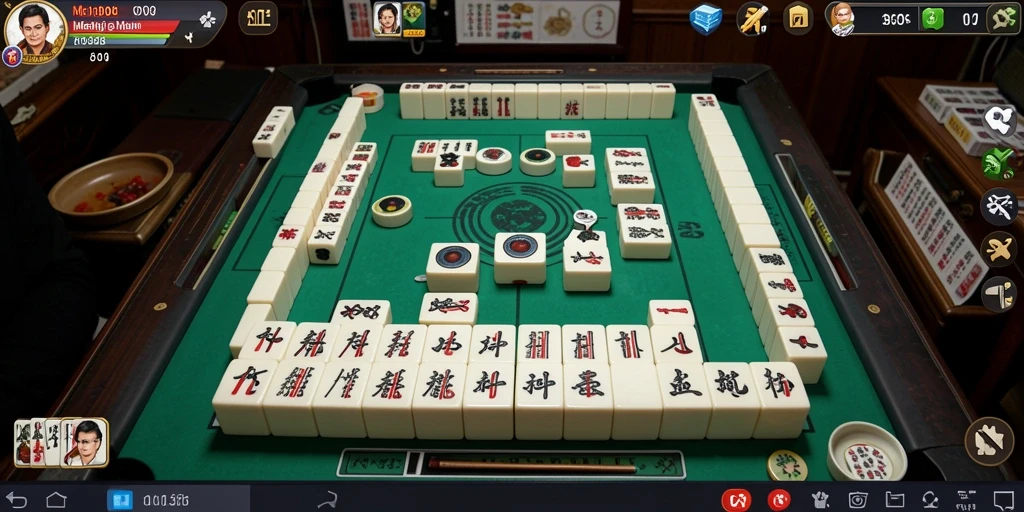 Tampilan gameplay Mahjong yang seru dan menantang di N06.