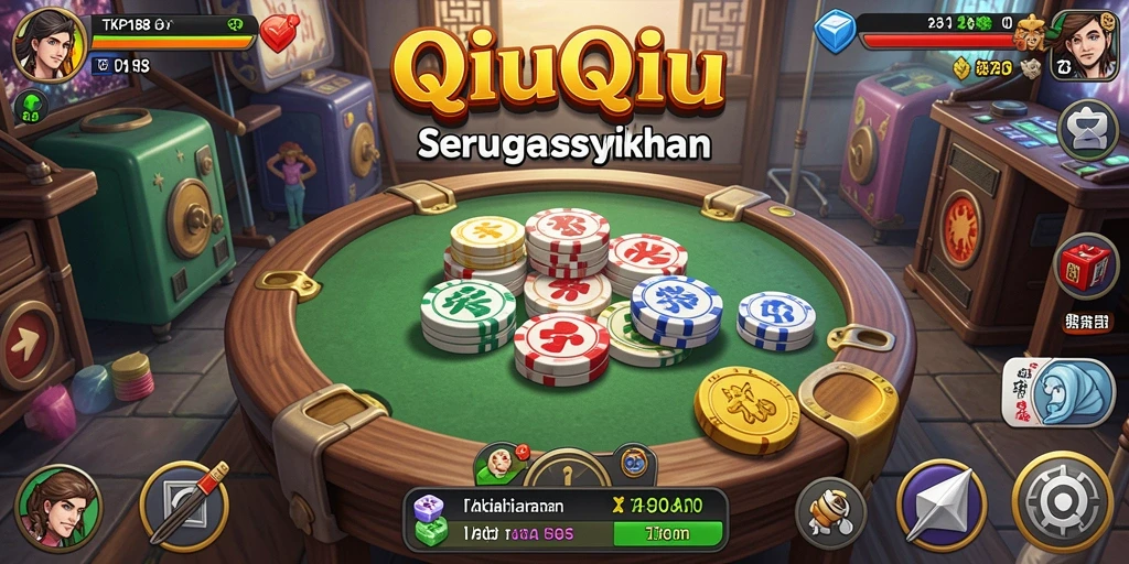 Gameplay seru QiuQiu di TKP188 dalam aksi.
