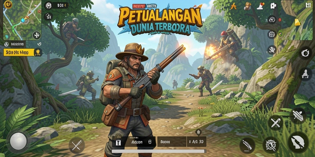 Gameplay seru dan kebebasan eksplorasi di dunia terbuka.